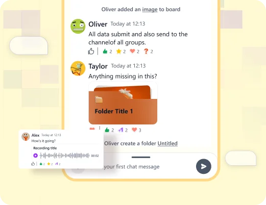 Step 04: Chat Inside the board
