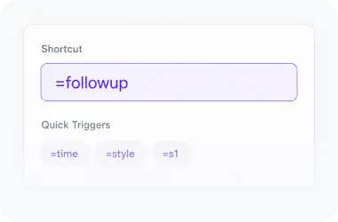 Shortcut Trigger